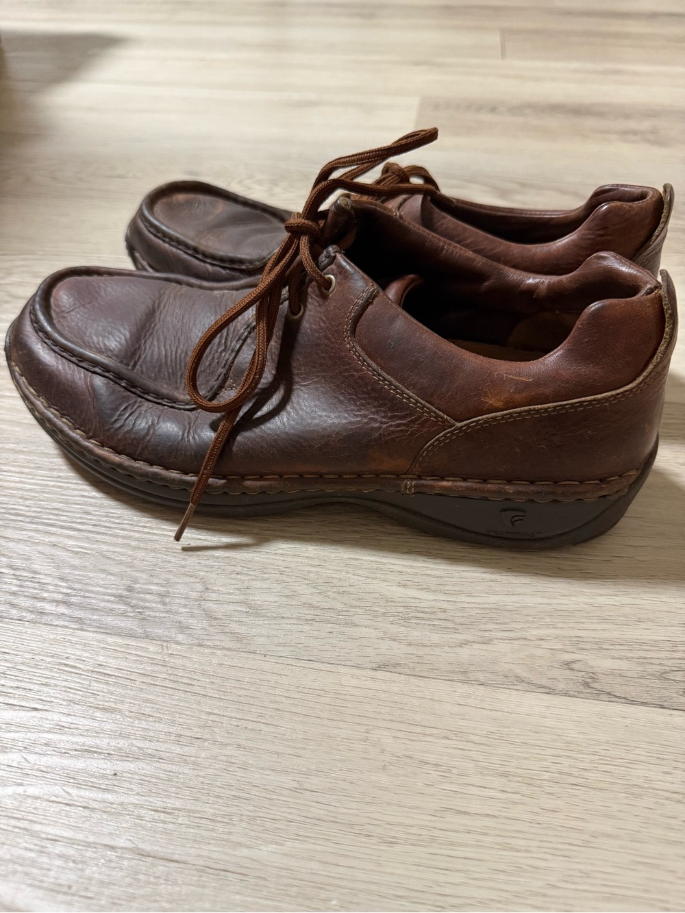 Red Wings Shoes Men Size 12D Brown Leather Casual Work Lace up Oxford #4042